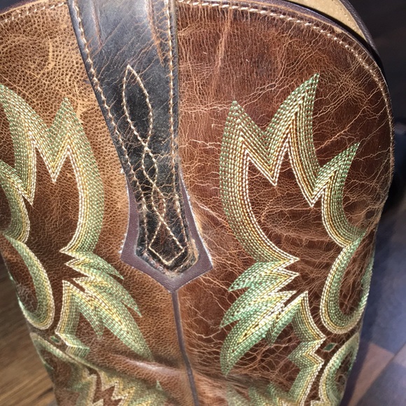 Leather cowboy boots - Picture 8 of 9